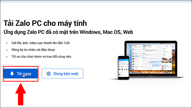 Cách tải và cài đặt Zalo cho MacBook