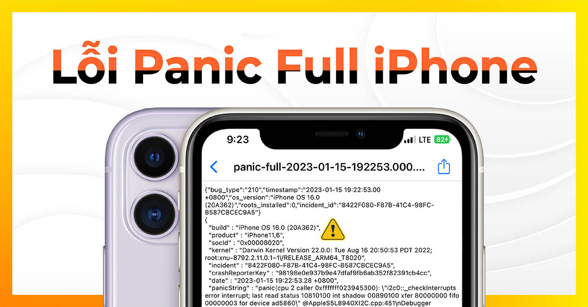 Lỗi Panic Full trên iPhone