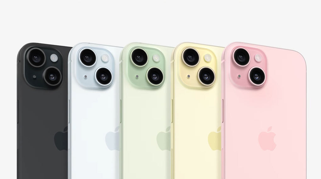 bảng m&agrave;u iphone 15