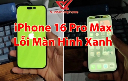 iPhone 16 Pro Max Lỗi Màn Hình Xanh: Nguyên Nhân Và Cách Khắc Phục