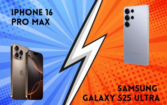 So sánh AI trên galaxy s25 với AI trên iPhone 16 Pro Max