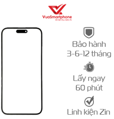 Ép kính iPhone 14 Pro Chính hãng