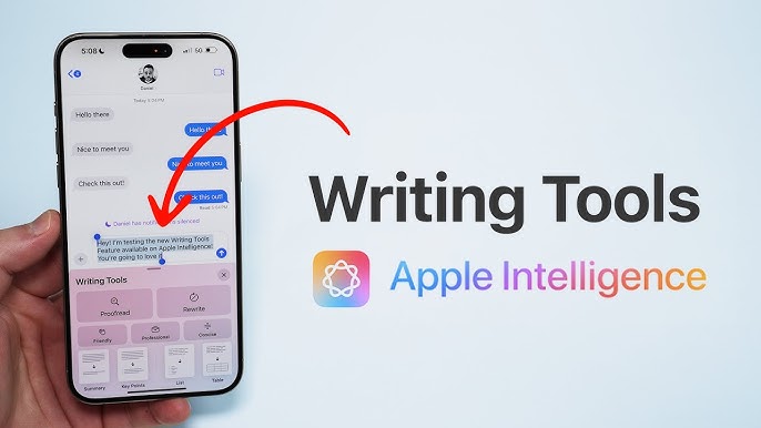 writing tools ios 18